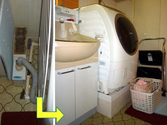 洗濯機排水チャンバー取替工事 東葛インテリア 株 リフォーム実例 費用 Toto