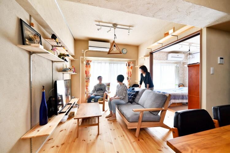 お互いが安心できる距離感。横浜市南区　二世帯同居マンションリノベーション
