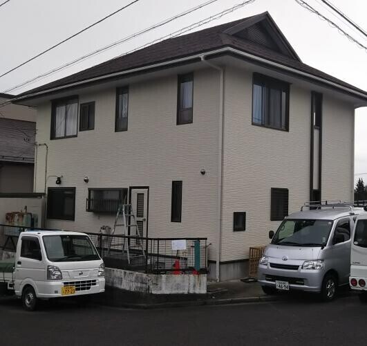 泉区 W様邸 外壁張り替え工事 株 和幸 リフォーム実例 費用 Toto