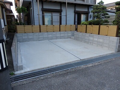 駐車場改修 石川県金沢市 リフォーム実例 Toto株式会社