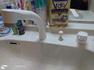 杉並区 Toto洗面台シャワー水栓交換 株 第一住設 リフォーム実例 費用 Toto