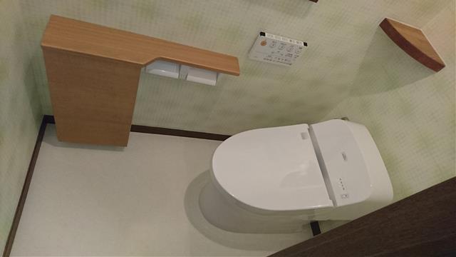 収納キャビネット付 トイレリフォーム | リフォーム実例 | TOTO株式会社