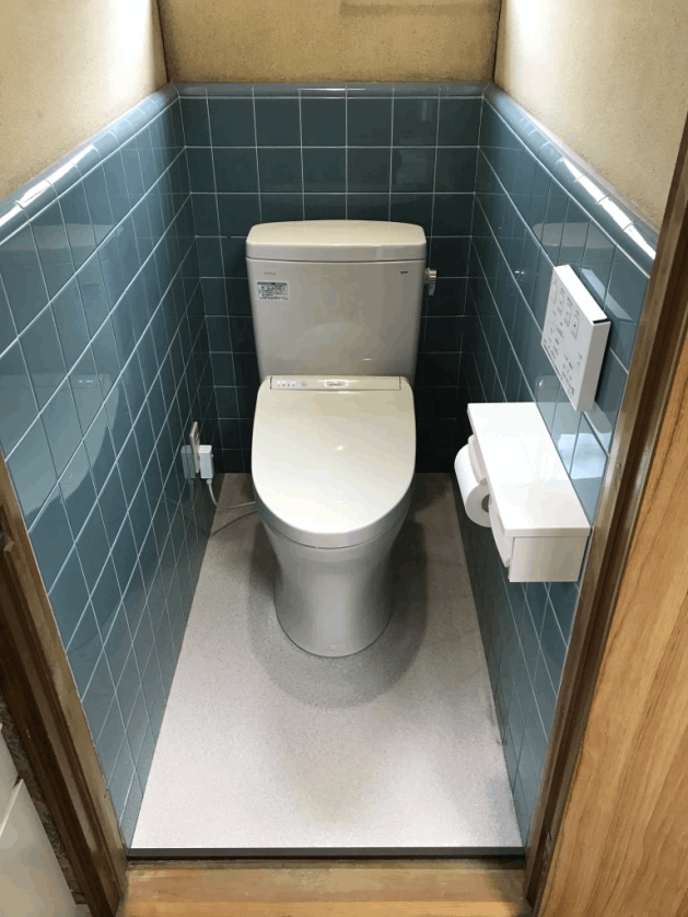 和式トイレから洋式トイレへ交換 ピュアレストQR | リフォーム実例 