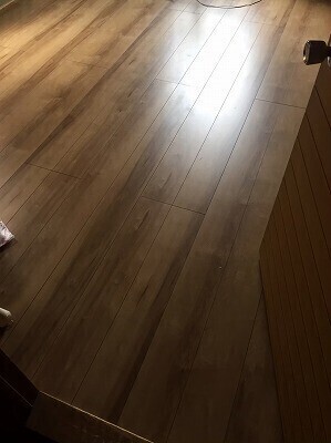 U様邸 6帖洋室フローリング上貼り 山際建設有限会社 リフォーム実例 費用 Toto