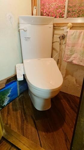 狭い和式トイレを洋式化 ニッポー設備 株 リフォーム実例 費用 Toto