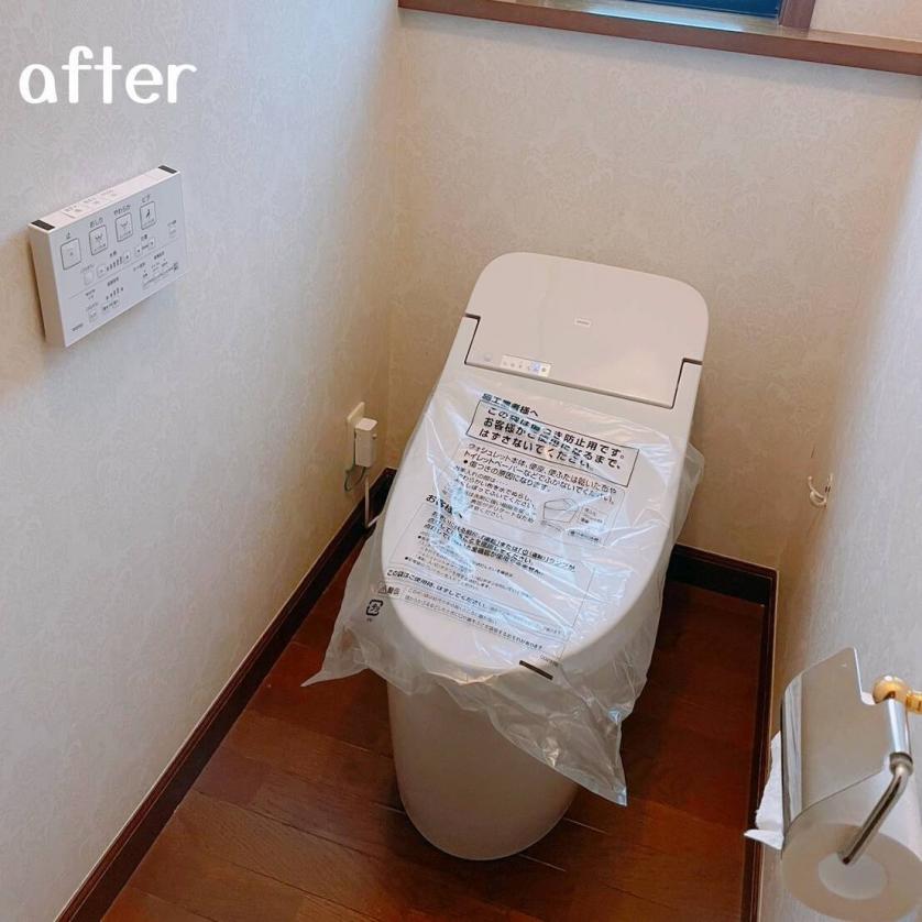 まるでタンクレス?!風トイレGGへ交換！ | リフォーム実例 | TOTO株式会社
